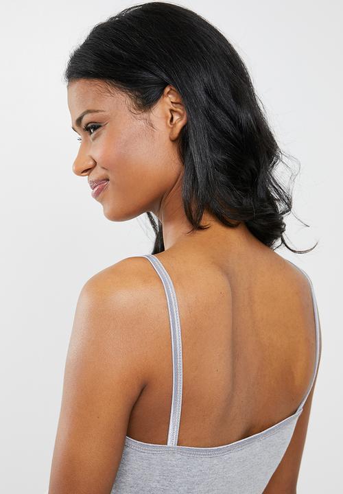 New Look - Maternity Shoestring cami - grey