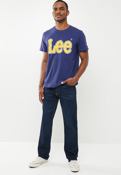 Lee  - Keyline logo tee - navy