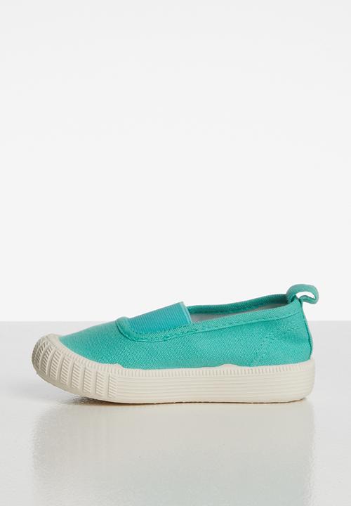 Pop Candy - Canvas slip on mid  - green