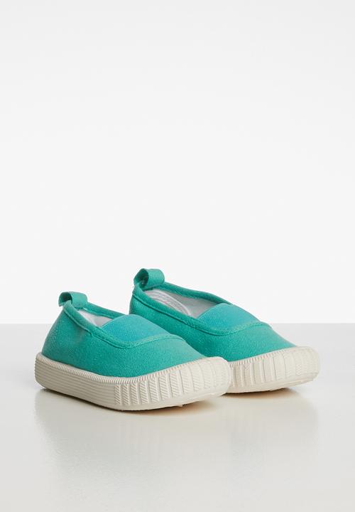 Pop Candy - Canvas slip on mid  - green