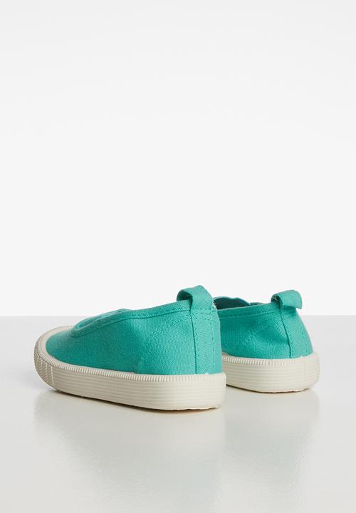 Pop Candy - Canvas slip on mid  - green