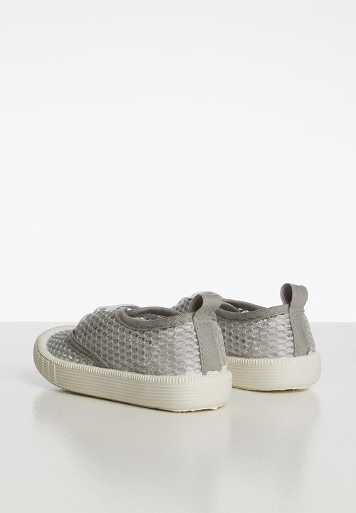 Pop Candy - Mesh lace up sneaker - grey