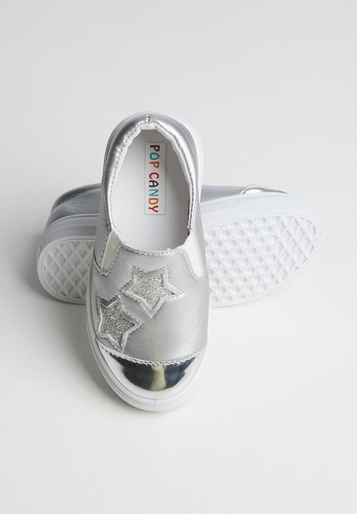 Pop Candy - PU sneakers - silver