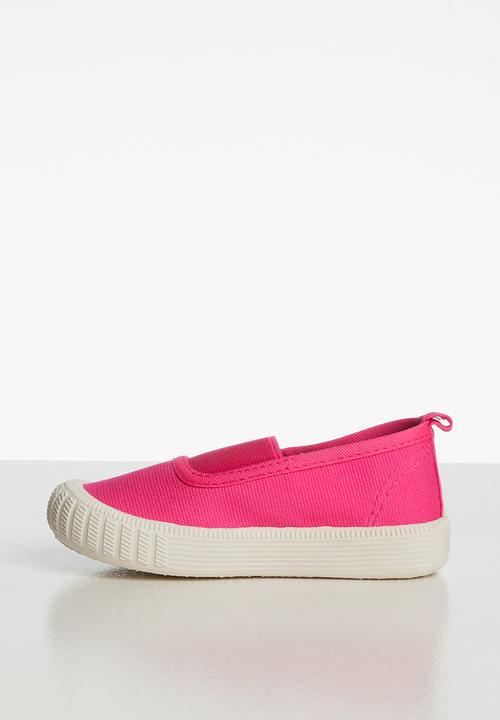 Pop Candy - Canvas slip on cerise - pink