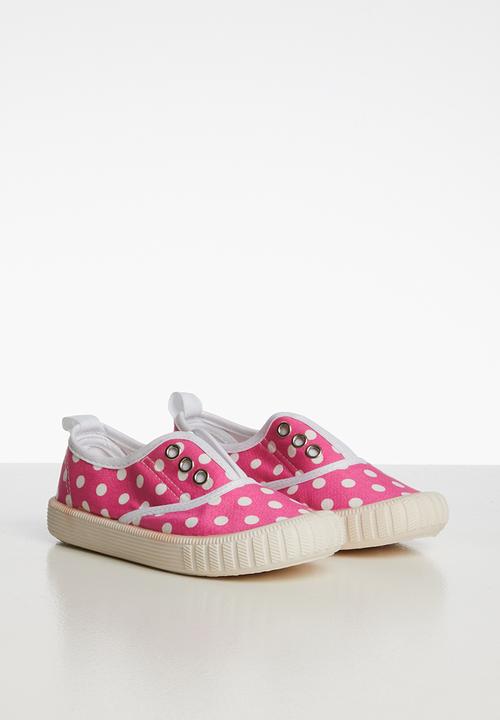 Pop Candy - Printed sneaker - pink & white 