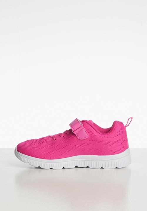 Pop Candy - Girls velcro strap sneakers - pink