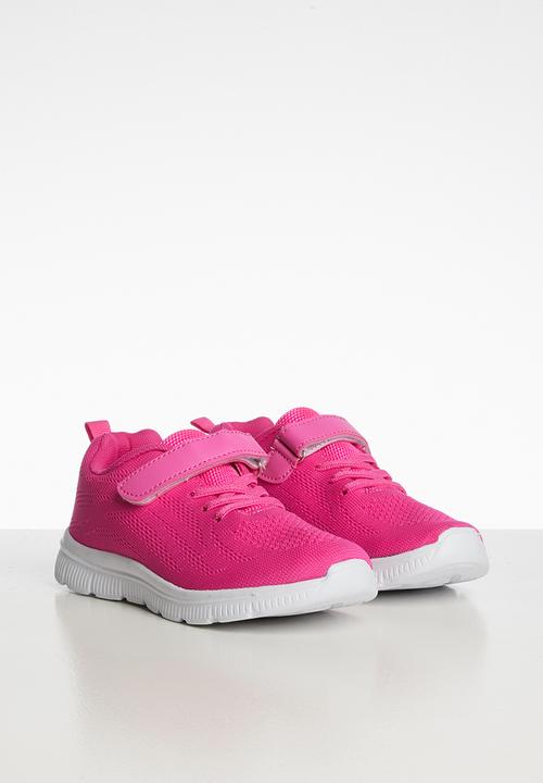 Pop Candy - Girls velcro strap sneakers - pink