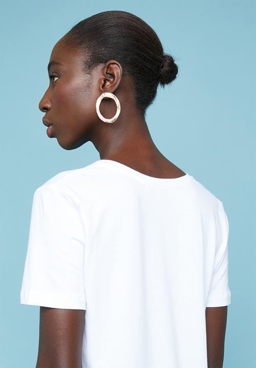 Superbalist - Single V-neck tee - white