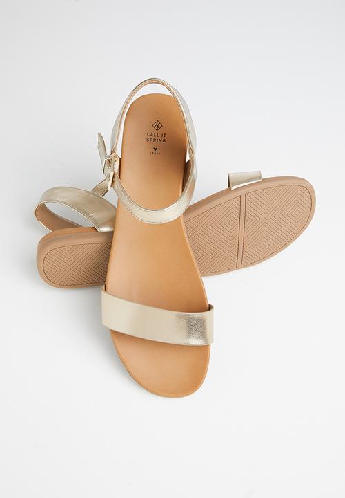 Call It Spring - Kassian sandal - champagne