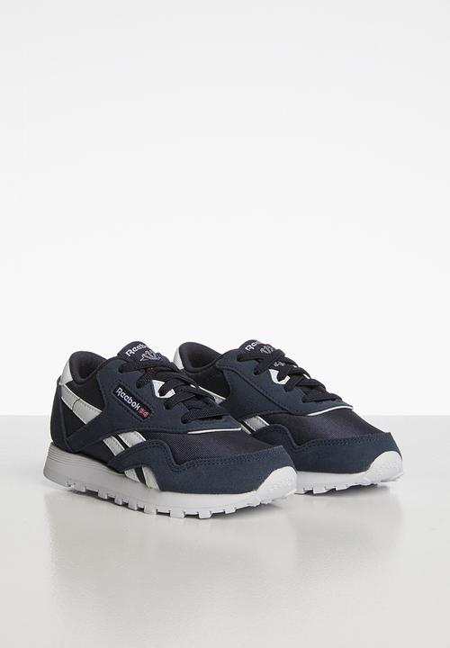 Reebok Classic - Classic nylon sneaker - navy & white