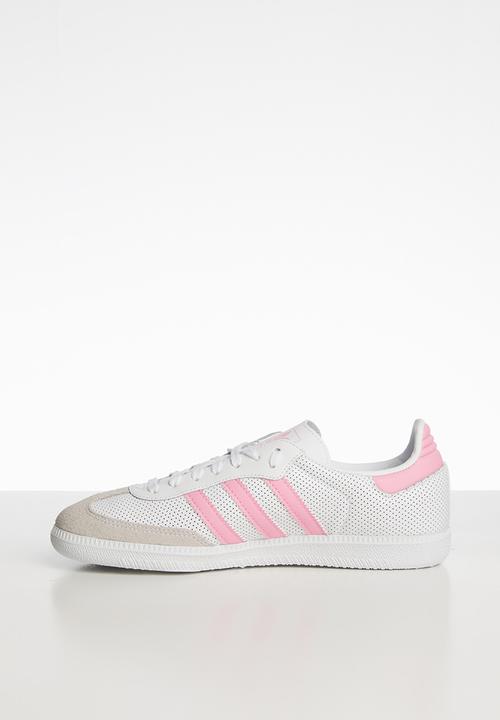 adidas Originals - Samba og j - white & pink