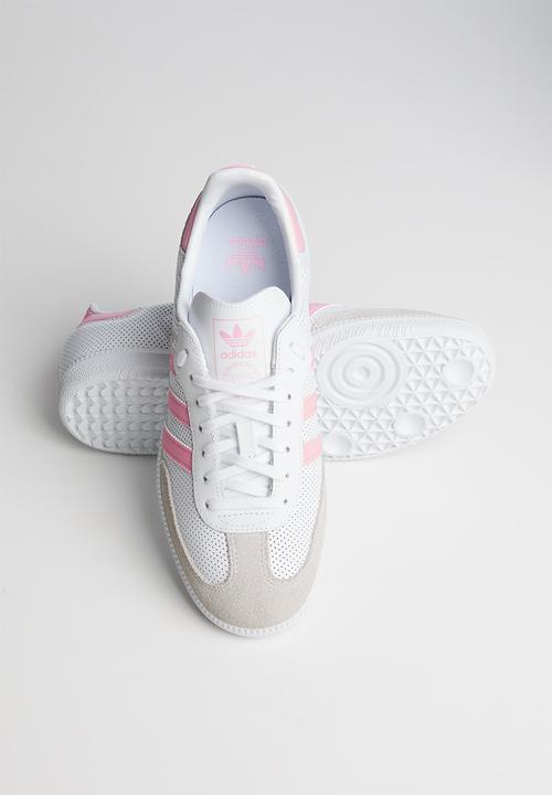 adidas Originals - Samba og j - white & pink