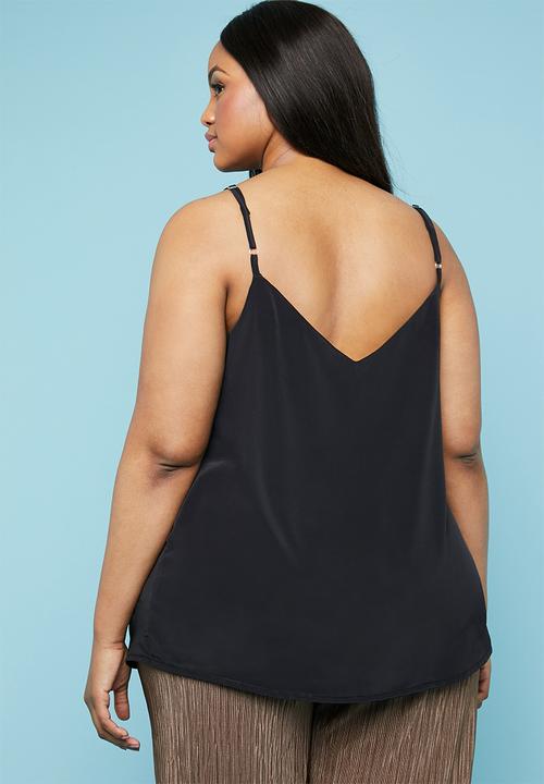 Superbalist - V-neck cami - black 