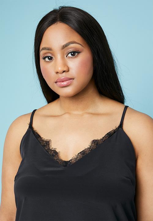Superbalist - V-neck cami - black 