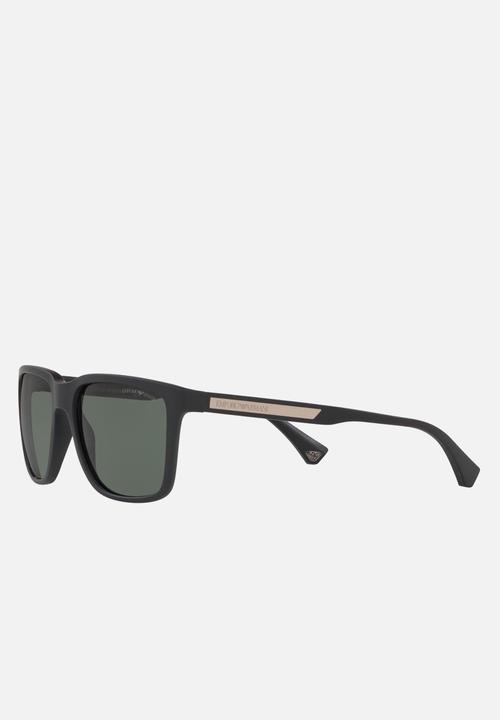 Emporio Armani - Retro sunglasses 56mm - black