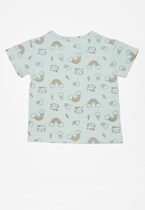 Pop Candy - Kids printed tee - blue