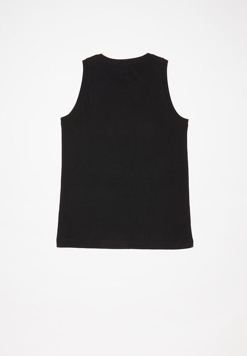 adidas Performance - Boys tank - black