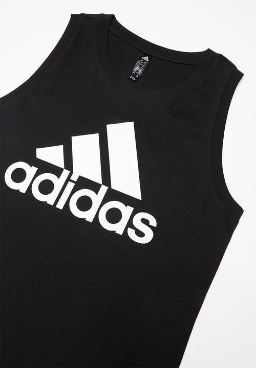 adidas Performance - Boys tank - black