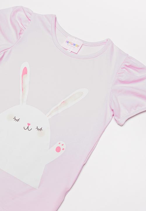 Pop Candy - Printed bunny tee - purple