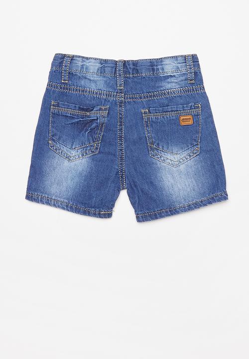 Pop Candy - Denim shorts - blue