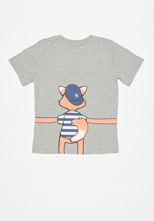 Pop Candy - Printed short sleeve tee - grey 