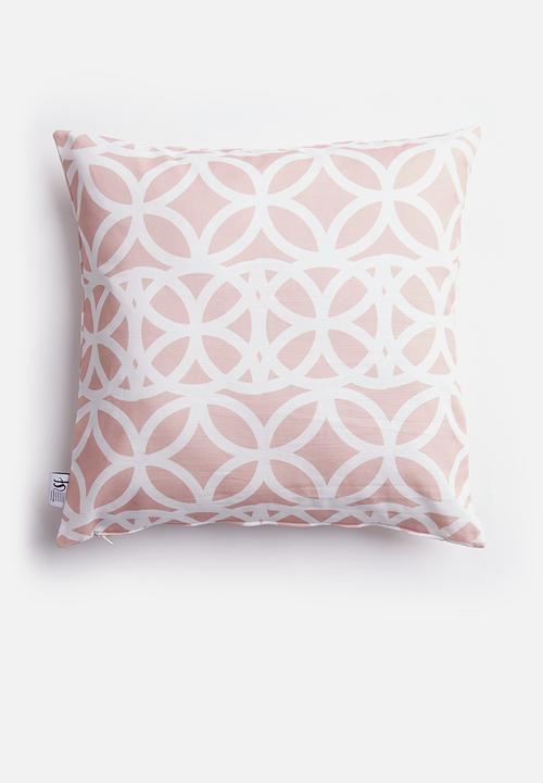 Sixth Floor - Trellis cushion cover - dusty pink