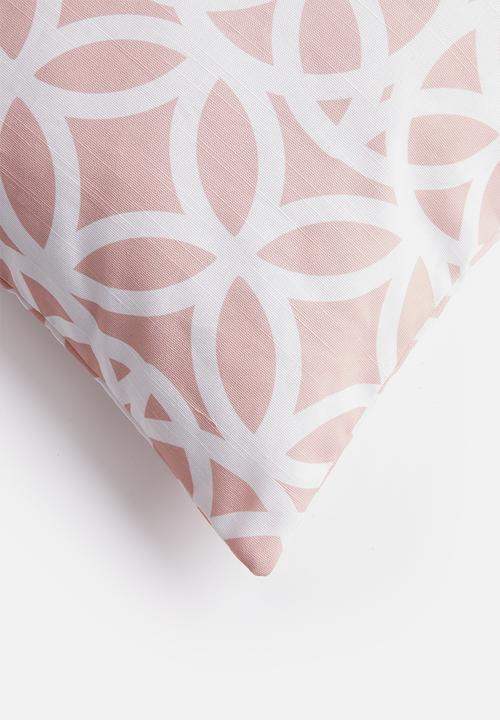 Sixth Floor - Trellis cushion cover - dusty pink