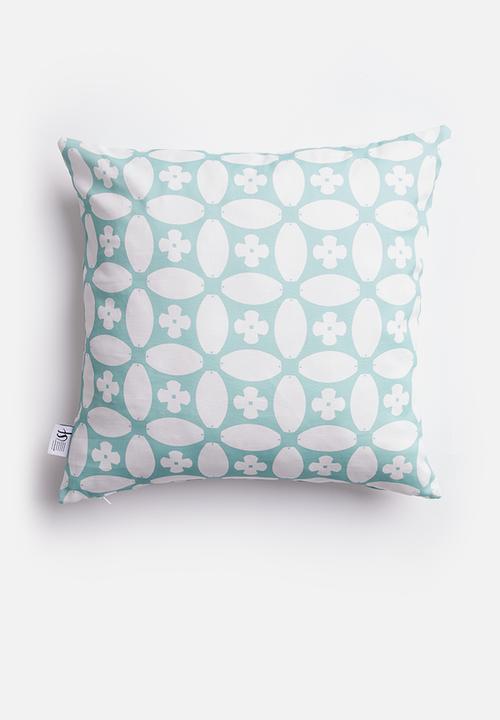 Sixth Floor - Blot cushion cover - teal