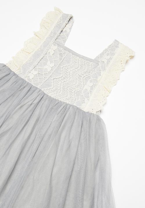 Pop Candy - Combo dress - grey