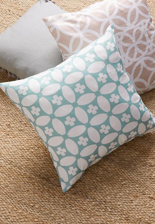 Sixth Floor - Blot cushion cover - teal