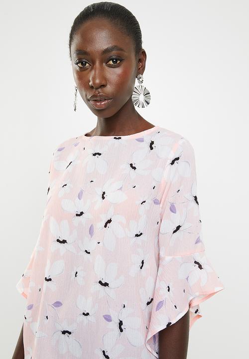 Revenge - 3/4 Sleeve top - pink
