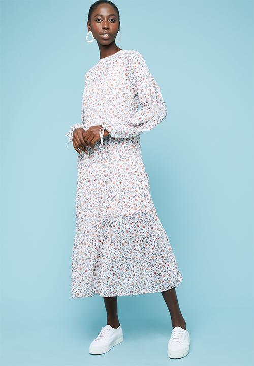 Superbalist - High neck tiered dress - multi