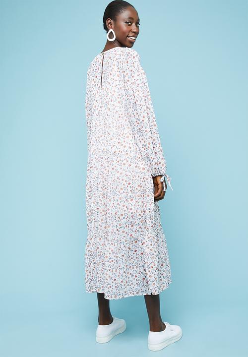 Superbalist - High neck tiered dress - multi