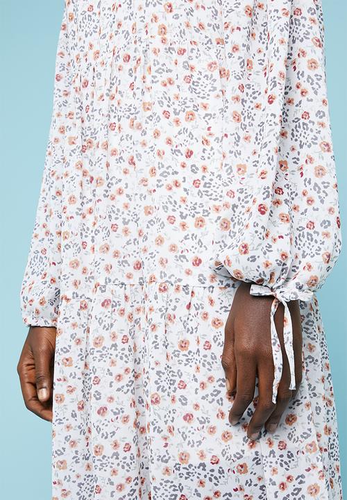 Superbalist - High neck tiered dress - multi