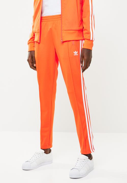 orange adidas bottoms