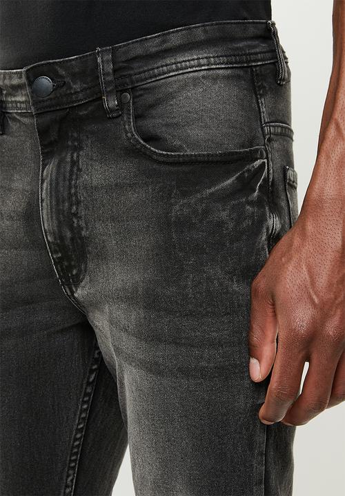 Cotton On - Tapered leg jeans - black