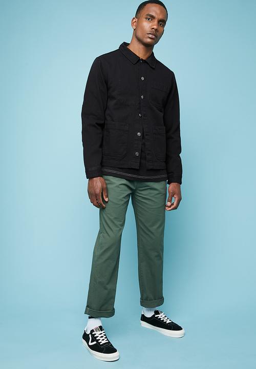 Superbalist - Denim worker jacket - black