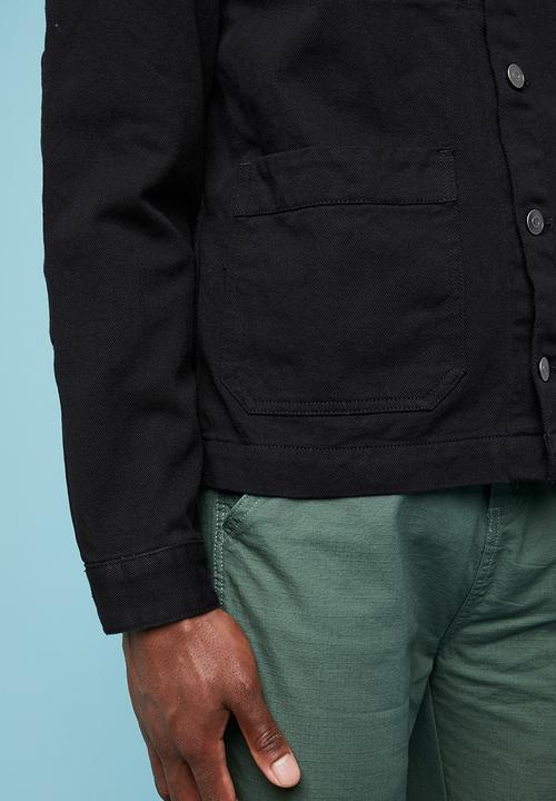 Superbalist - Denim worker jacket - black