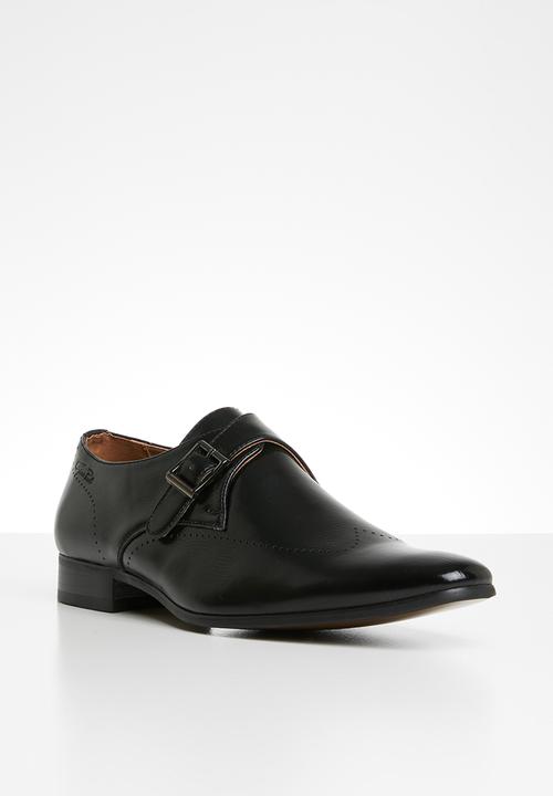Gino Paoli - Lucas monk strap shoe - black