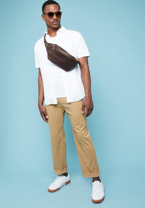 Superbalist - Wide leg chino - beige