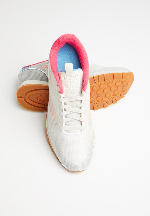 Reebok Classic - Reebok Classic NU - alabaster/cyan/pink/white