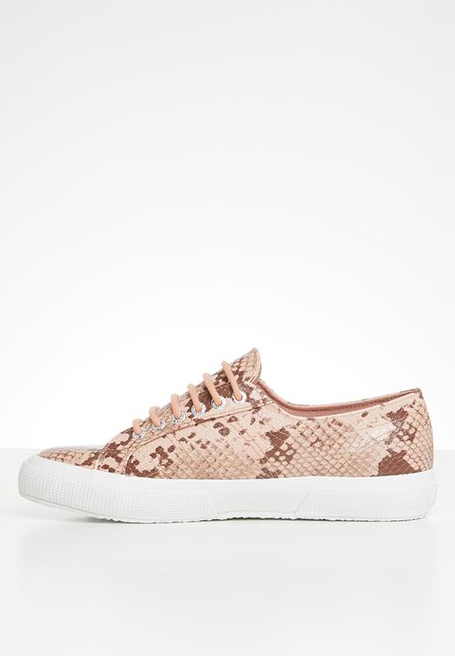 SUPERGA - 2750 synthetic snake - pink brown