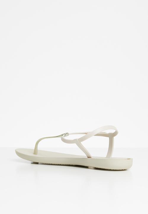 Ipanema - Charm v fem T-strap sandal - beige & gold