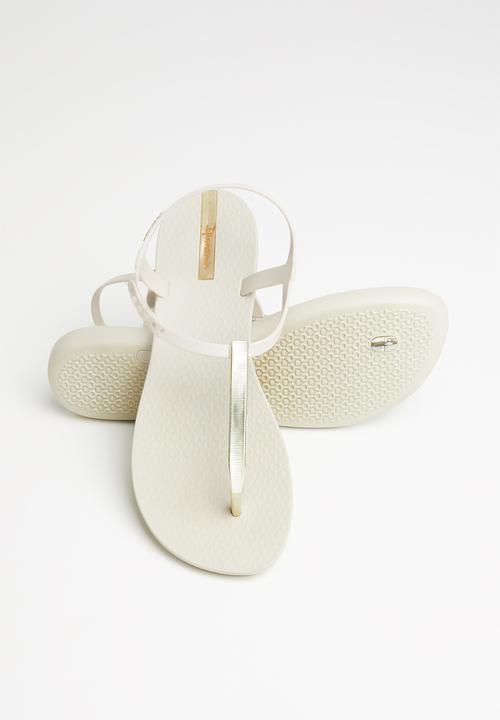 Ipanema - Charm v fem T-strap sandal - beige & gold