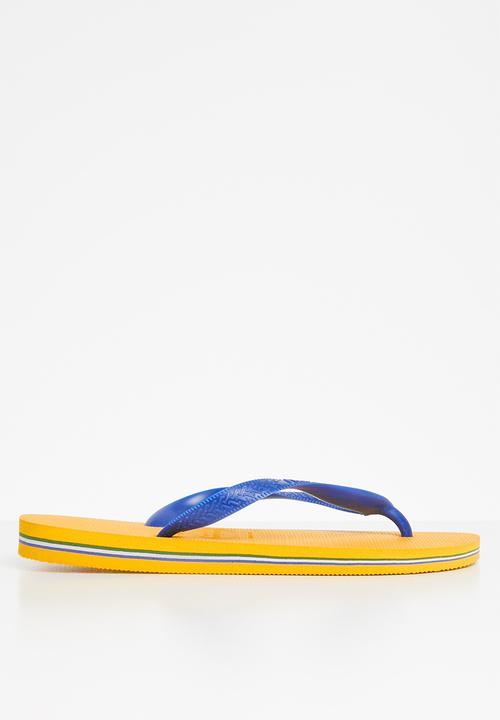 Havaianas - Brazil - yellow & blue