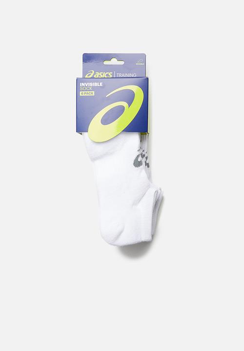 ASICS - 6 Pack invisible socks - white
