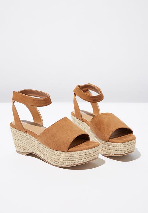 Cotton On - Bronte flatform - tan