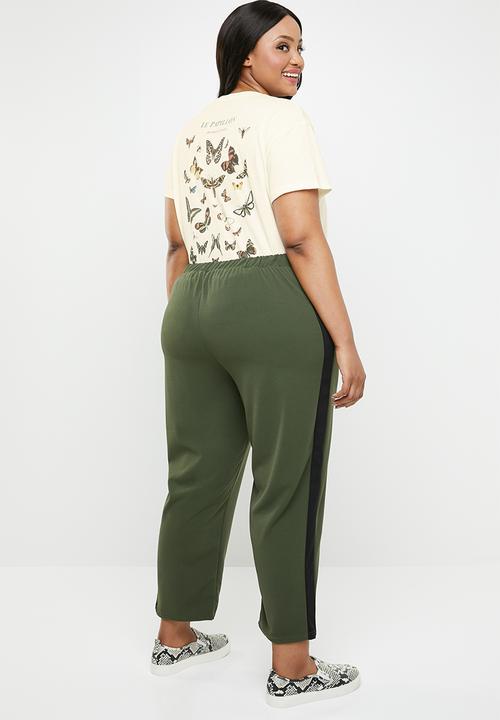 Cotton On - Curve graphic tee le papillion - beige