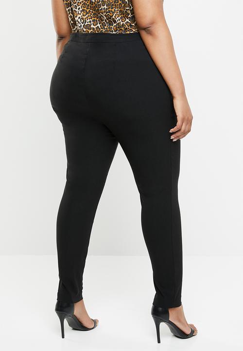 New Look - Three zip trouser - black