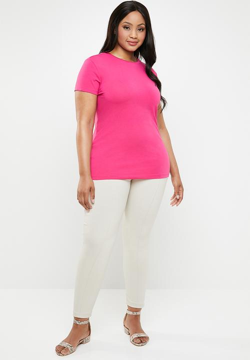 POLO - Allie pont stretch tee - pink 